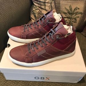 🆕Men’s Red Leather GBX Omni Shoes 7